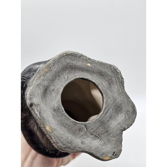 Vintage Blue Eyed Siamese Cat Statue MCM Handpainted Boo Boo Kitty Feline Retro - Picture 7 of 11